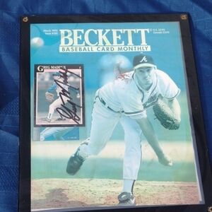 Beckett Baseball Card Monthly Greg Maddux Cover